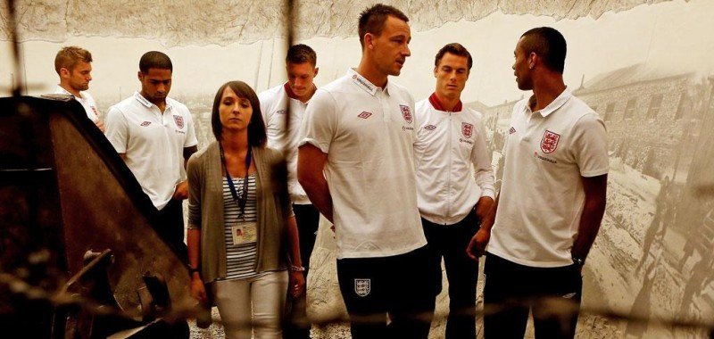 Zwiedzanie Krakowa - Reprezentacja Anglii w Piłce Nożnej