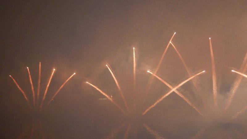 Kraków Wianki Sztuczne ognie