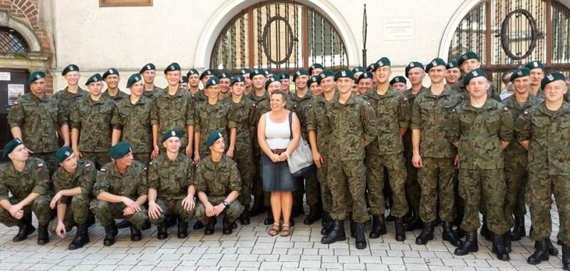 Wycieczka z żolnierzami po Krakowie