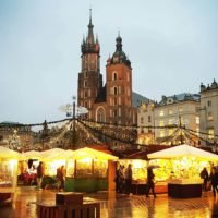 Rynek w Krakowie - świeta